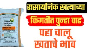Fertilizer prices 2025 खतांच्या भावात पुन्हा वाढ, पहा कोनते खत किती रूपयांना ? खतांच्या भावात